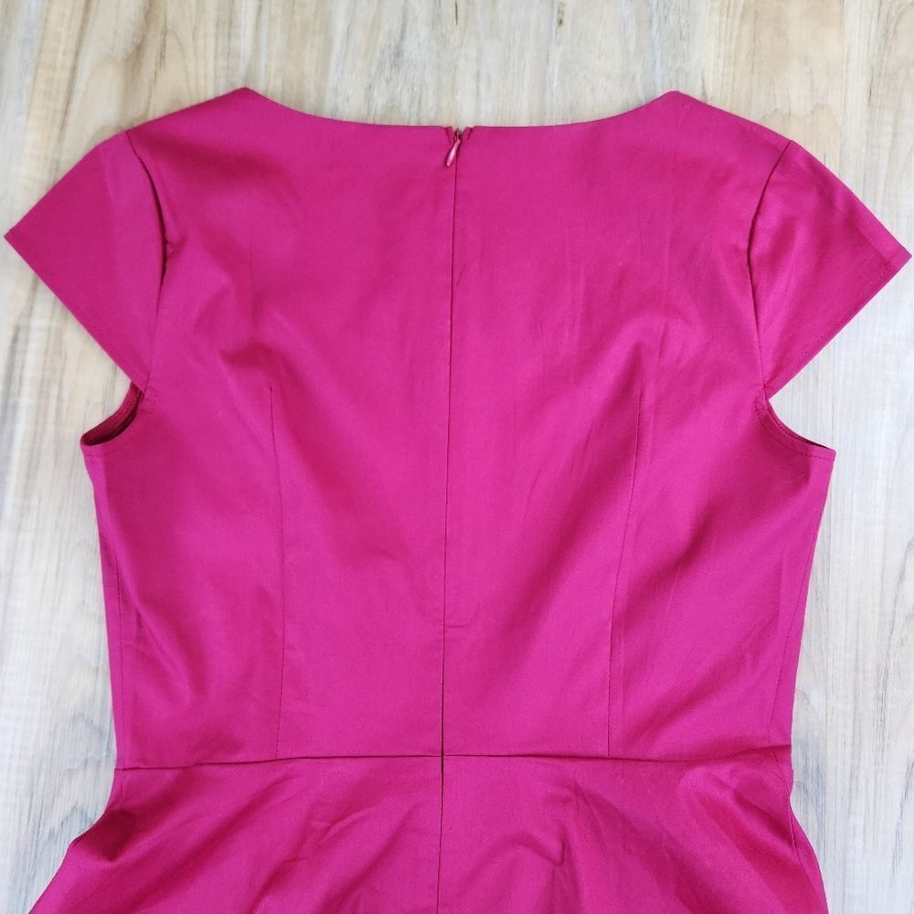 🔹️NWT Dark Red 50's Rockabilly Dress Large - Picture 9 of 12